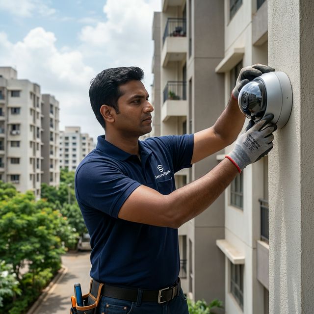 Professional Indian CCTV Installation - SecureSpark